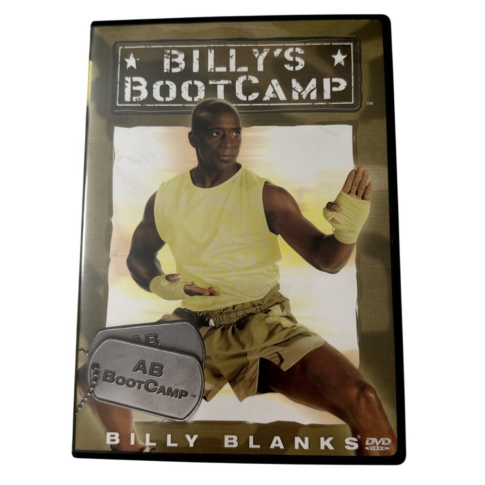 Billy Blanks Billy's BootCamp Ab BootCamp DVD 2004 Fitness Exercise Workout